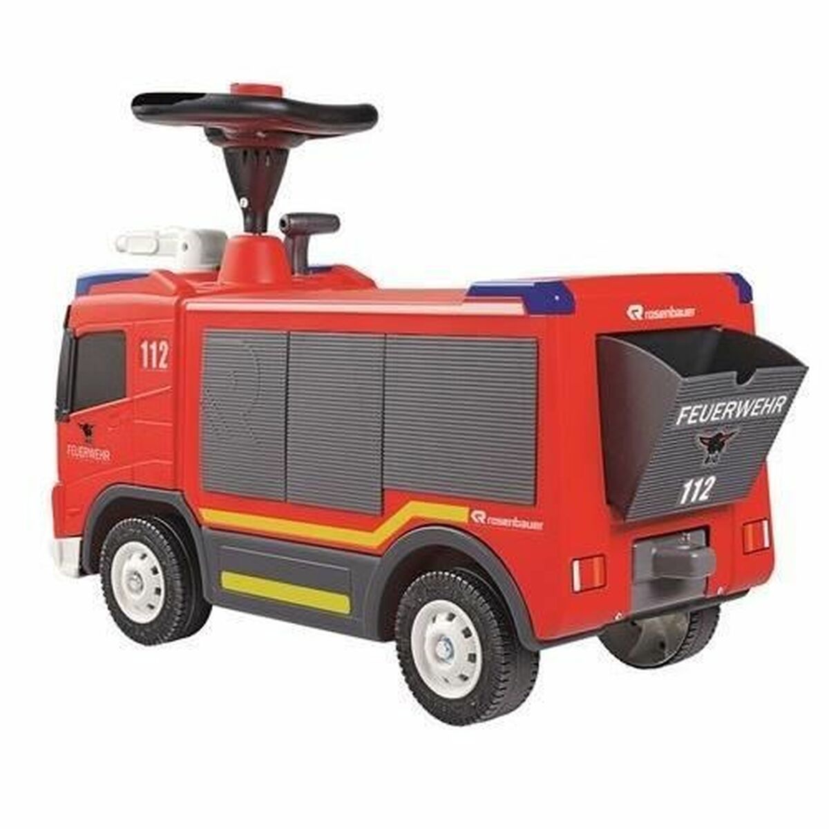 Cavalcabili Smoby rouge Camion dei Pompieri