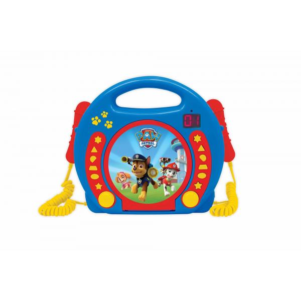 Riproduttore Lexibook The Paw Patrol CD Microfono Karaoke x 2