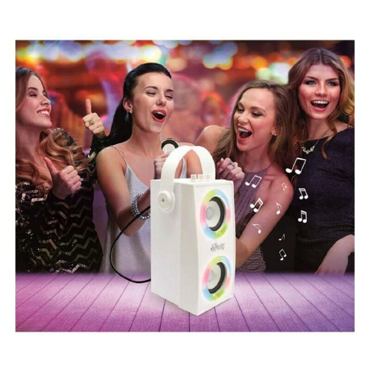 Altoparlante Portatile iParty Lexibook BTP180Z Bluetooth Bianco - Image 3
