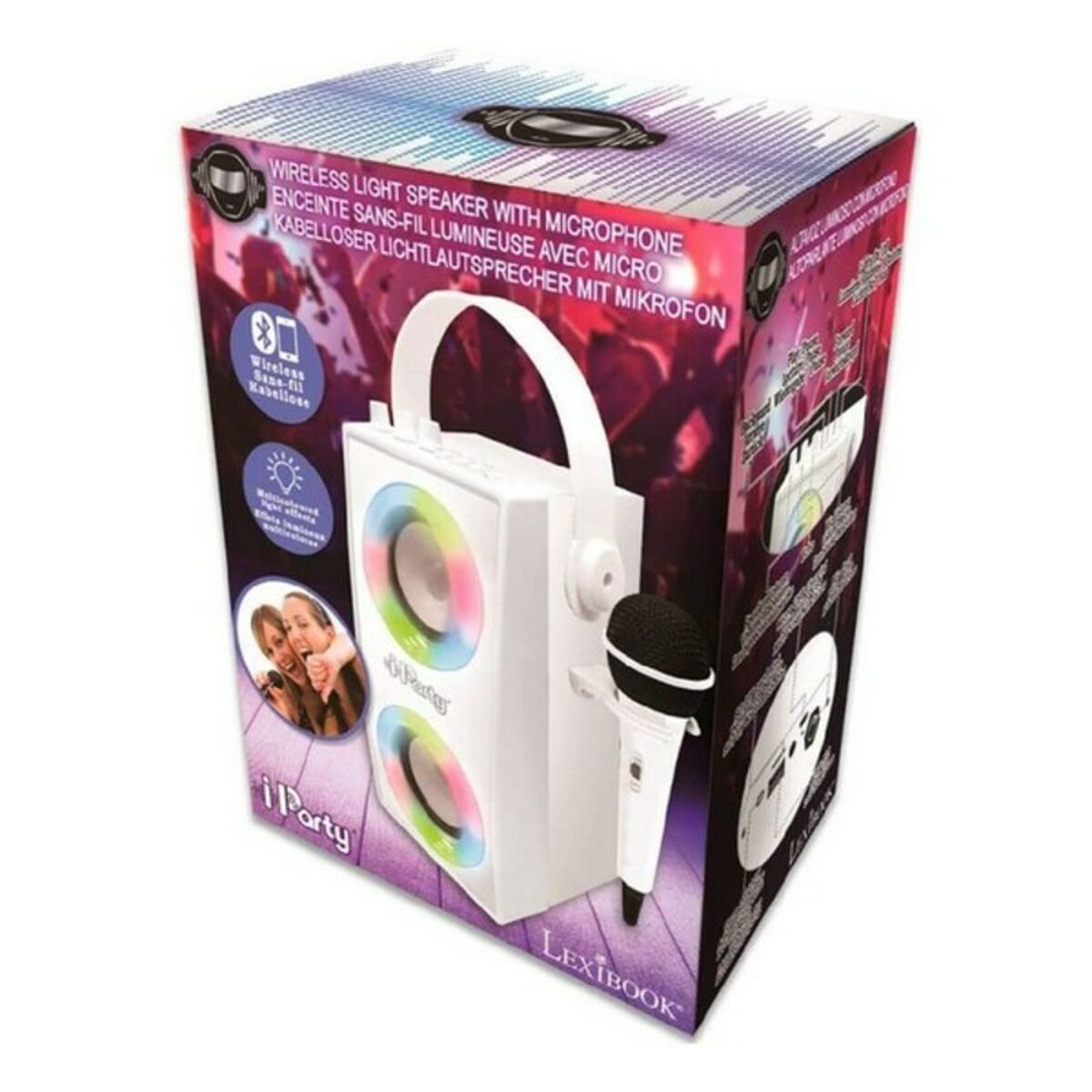 Altoparlante Portatile iParty Lexibook BTP180Z Bluetooth Bianco - Image 5