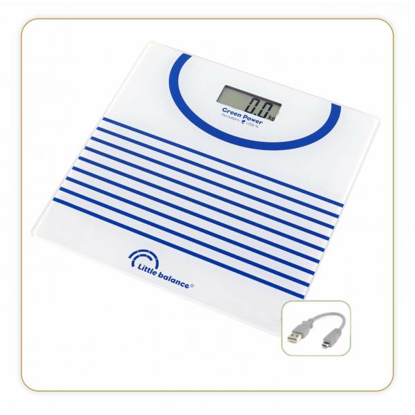 Bilancia Digitale da Bagno Little Balance 8655 Azzurro/Bianco 180 kg