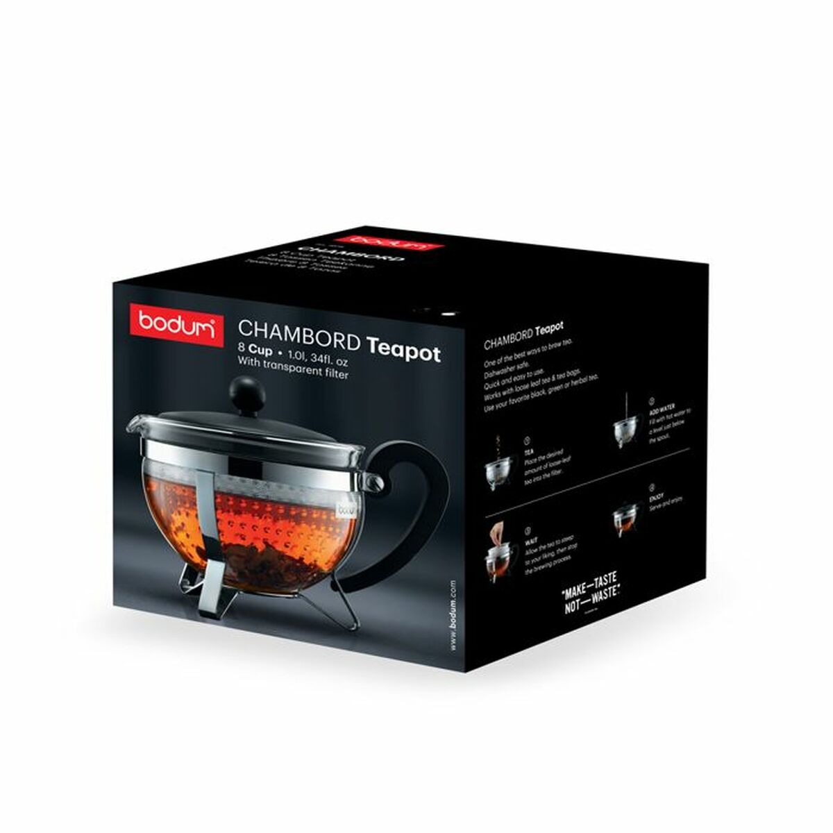 Teiera Bodum Nero Plastica 1 L - Image 4