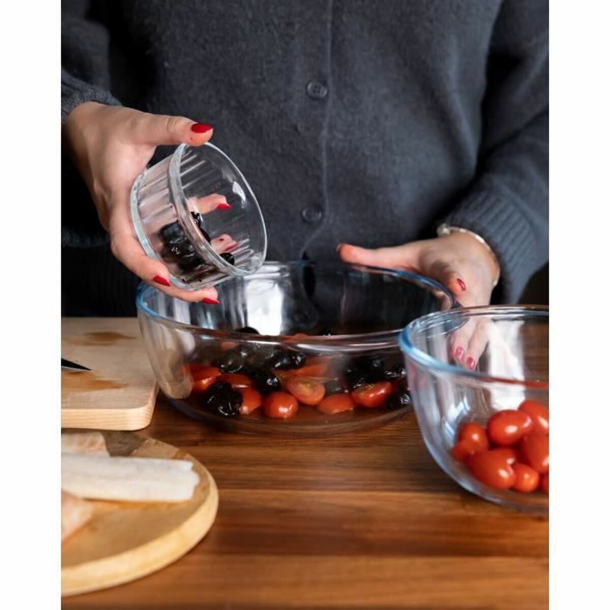 Casseruola con coperchio Pyrex Essentials 23 x 11 x 27 cm Trasparente Vetro 32 L - Image 3