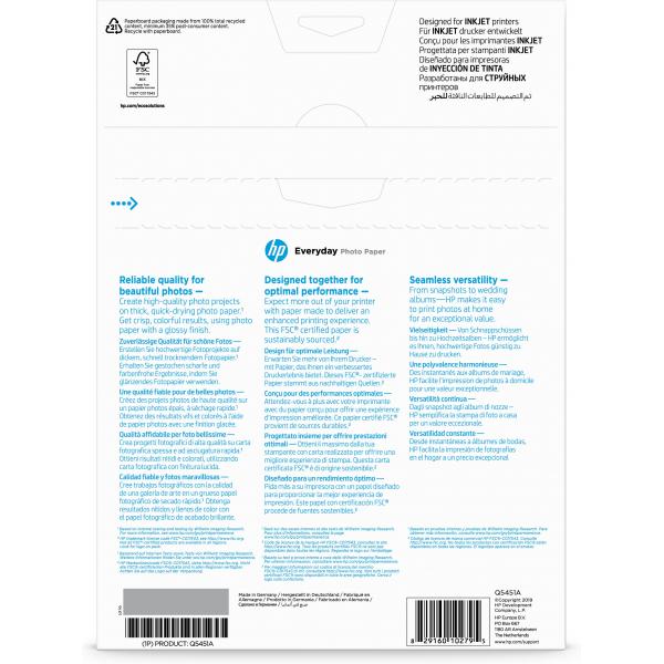 Carta Fotografica Lucida HP A4 25 Fogli - Image 3