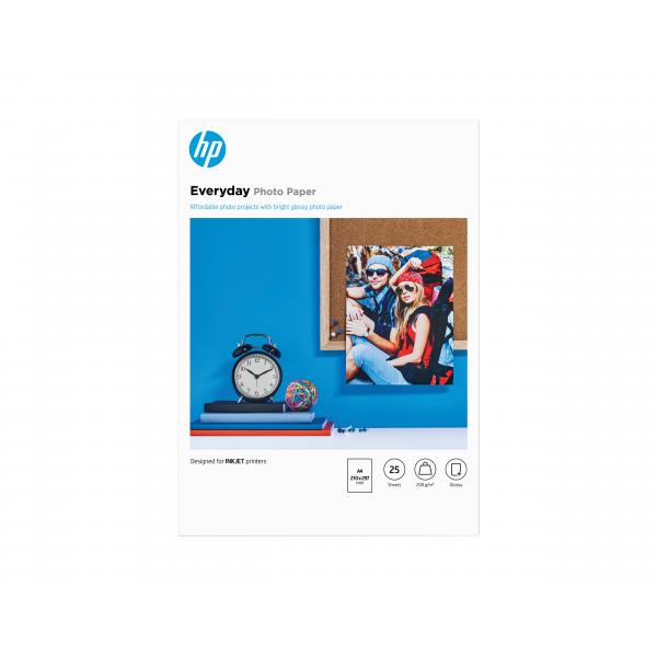 Carta Fotografica Lucida HP A4 25 Fogli