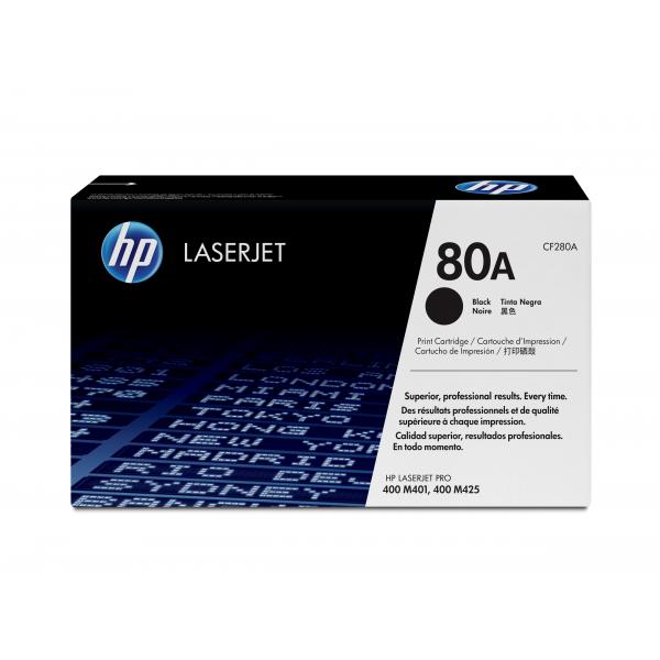 Toner Originale HP 80A Nero