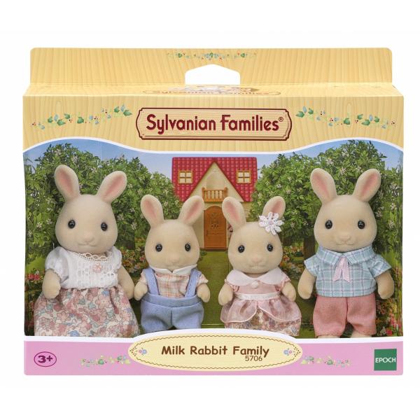 Set di Pupazzi Sylvanian Families 5706 Coniglio Famiglia 4 Pezzi