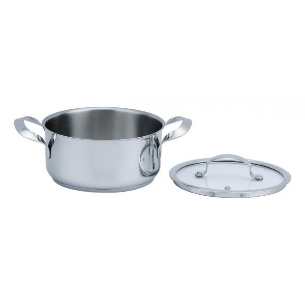 Casseruola con coperchio Haeger PA-16H.010A Grigio Ø 16 cm