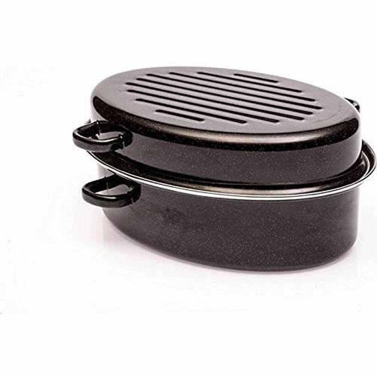 Casseruola con coperchio Baumalu Nero 11 L