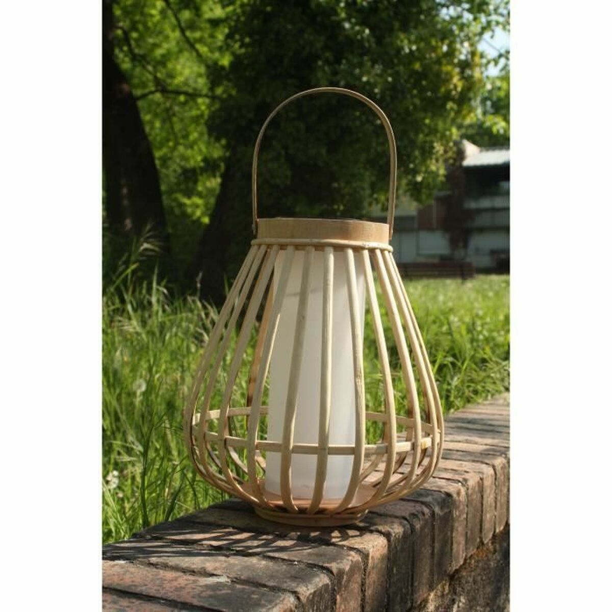 Lampada ad energia solare Beige Effetto fiamma - Image 3