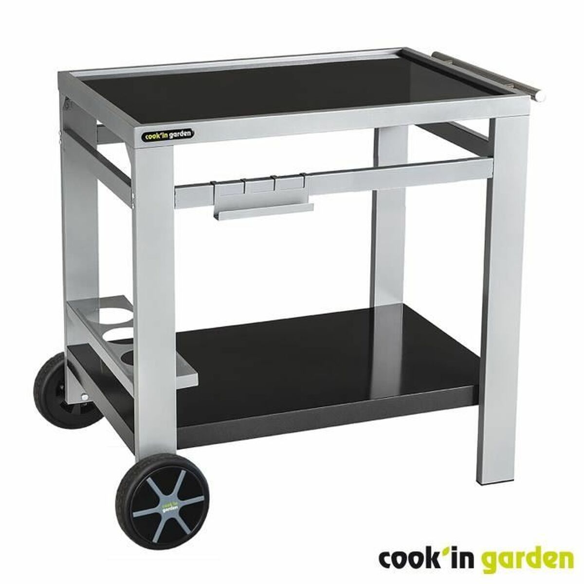 Carrello Cook'in Garden Media 80 Nero noir
