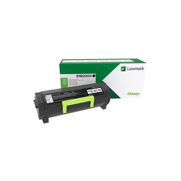Toner Lexmark 51B2000 Nero