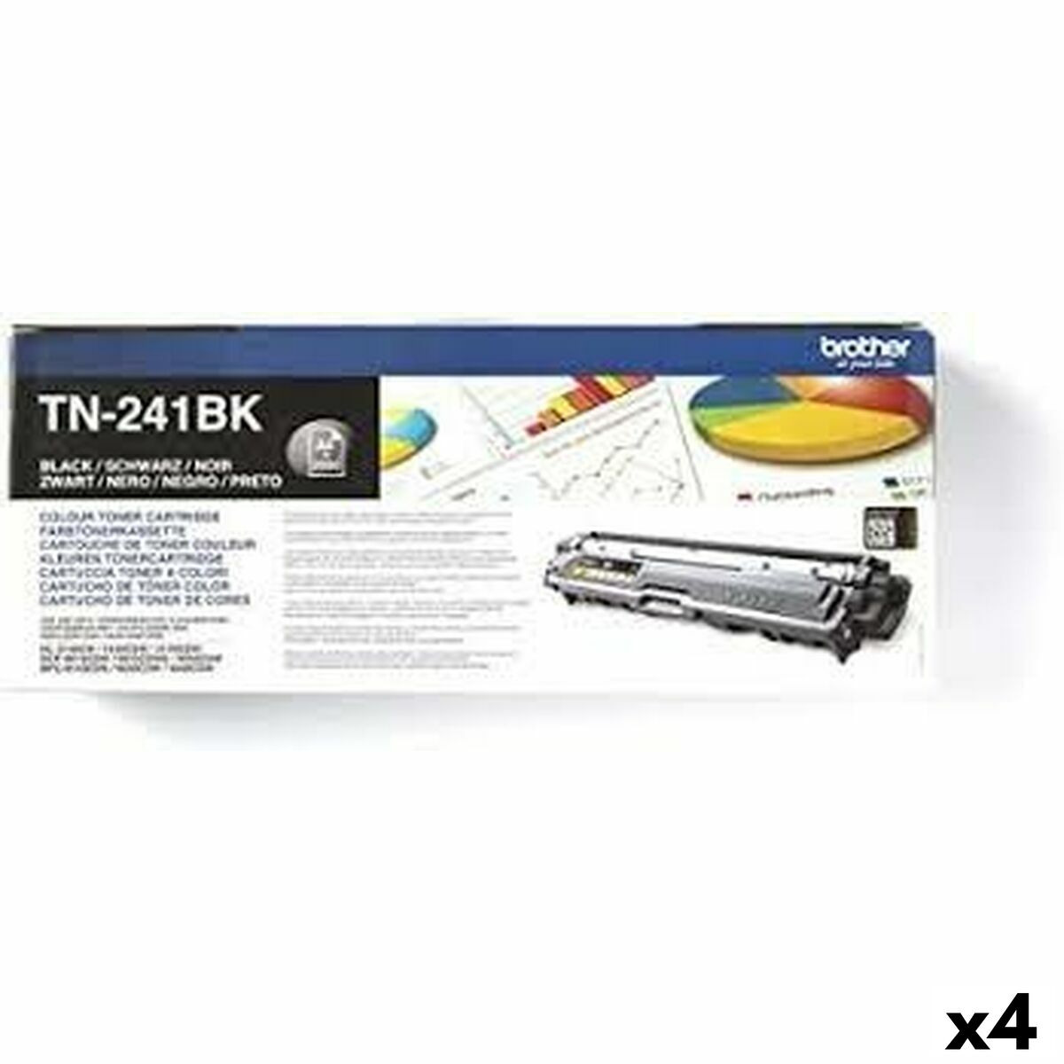 Toner Originale Brother HL3140CWHL3150CDWDCP9020CDWDCP91010 Nero (4 Unità)