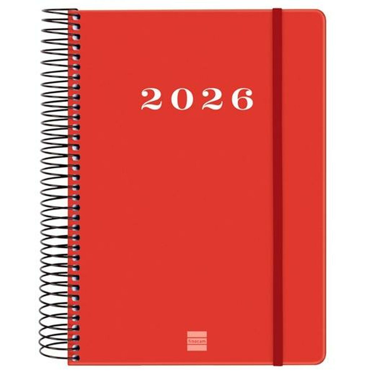 Agenda Finocam MY Rosso A5 15,5 x 21,2 cm 2026