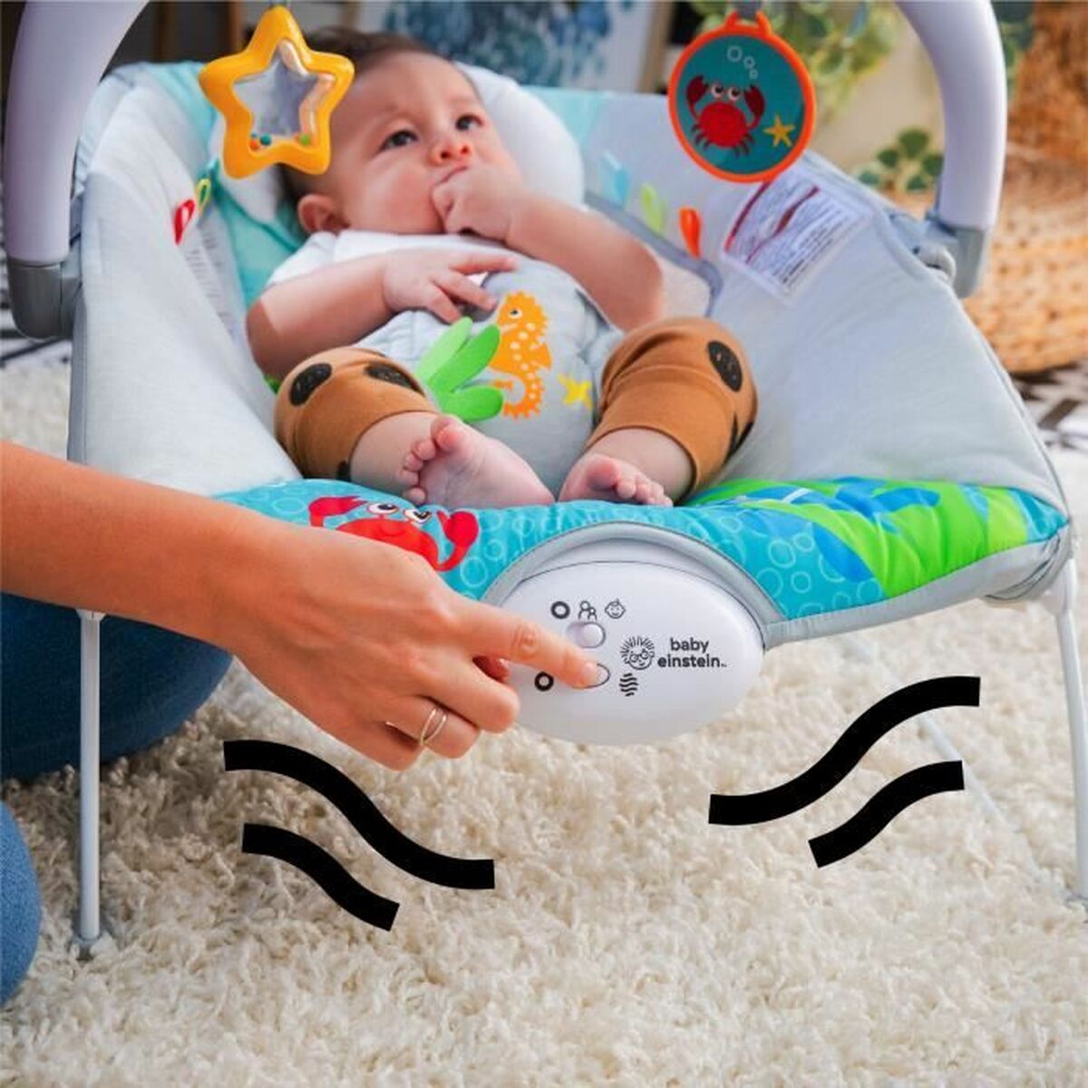 Amaca per Neonati Baby Einstein Ocean Azzurro - Image 3