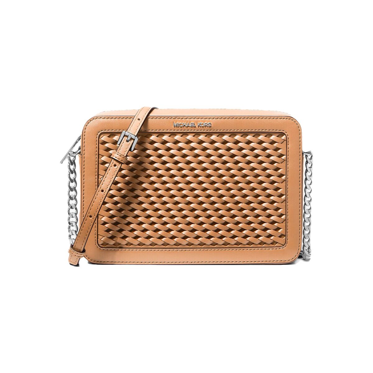 Borsa a Tracolla Michael Kors 35T5STTC3Y-PEANUT Marrone 24 x 16 x 5 cm