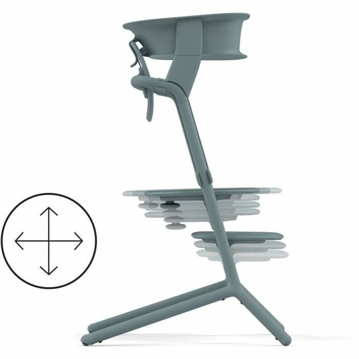 Sedia per Bambini Cybex Lemo Learning Tower Nero - Image 4