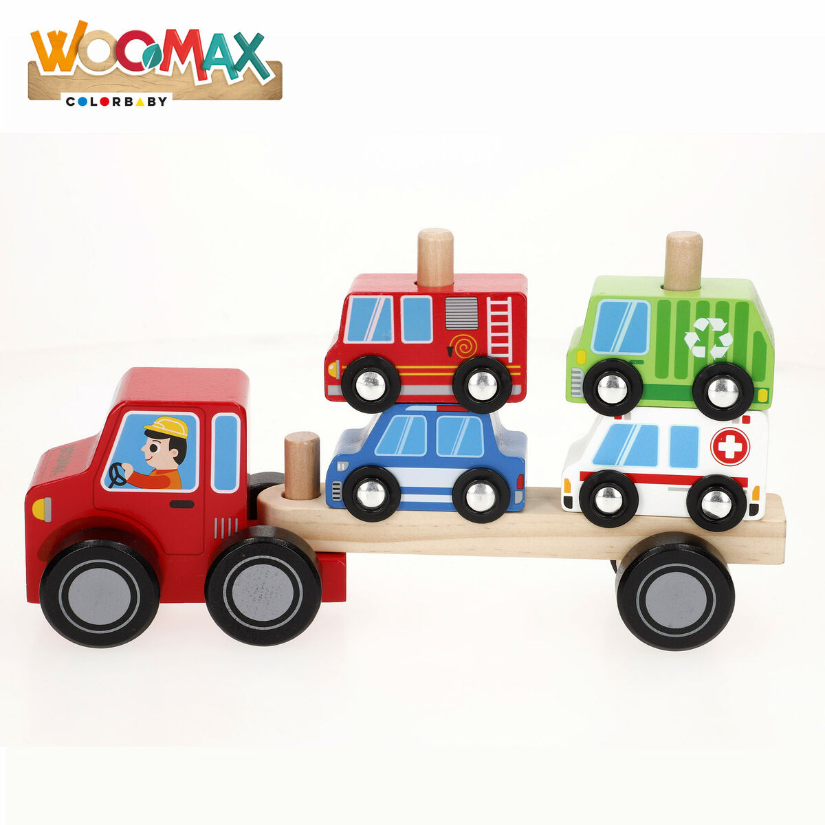 Camion Porta-veicoli e Macchinine 25 x 13 x 6 cm (6 Unità) - Image 3