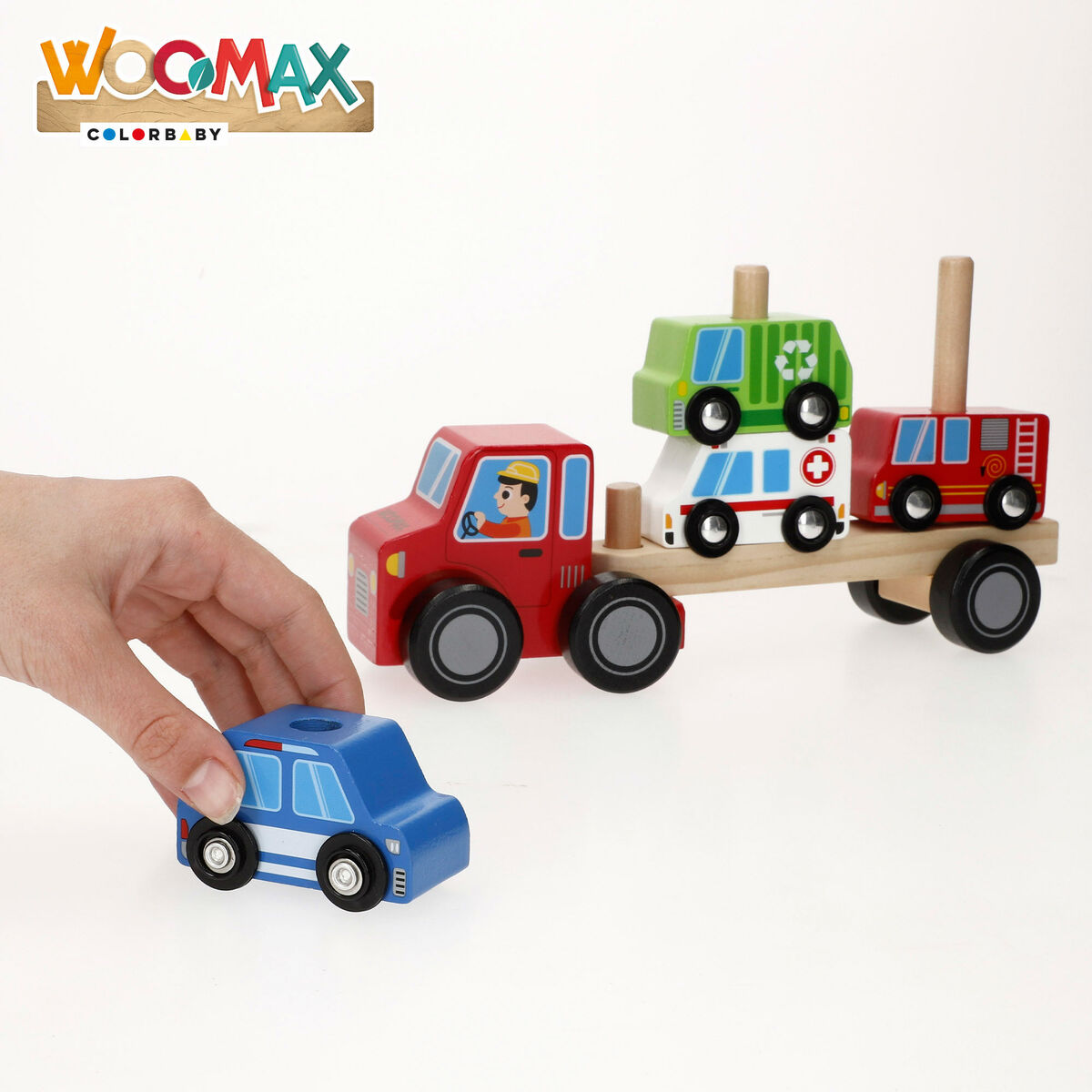 Camion Porta-veicoli e Macchinine 25 x 13 x 6 cm (6 Unità) - Image 4