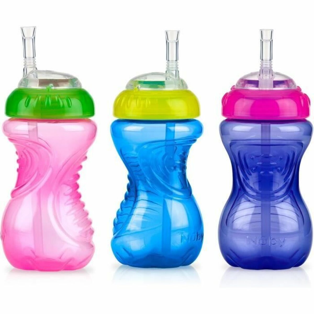 Bicchiere di Apprendimento Nûby Multicolore 300 ml 3 Pezzi