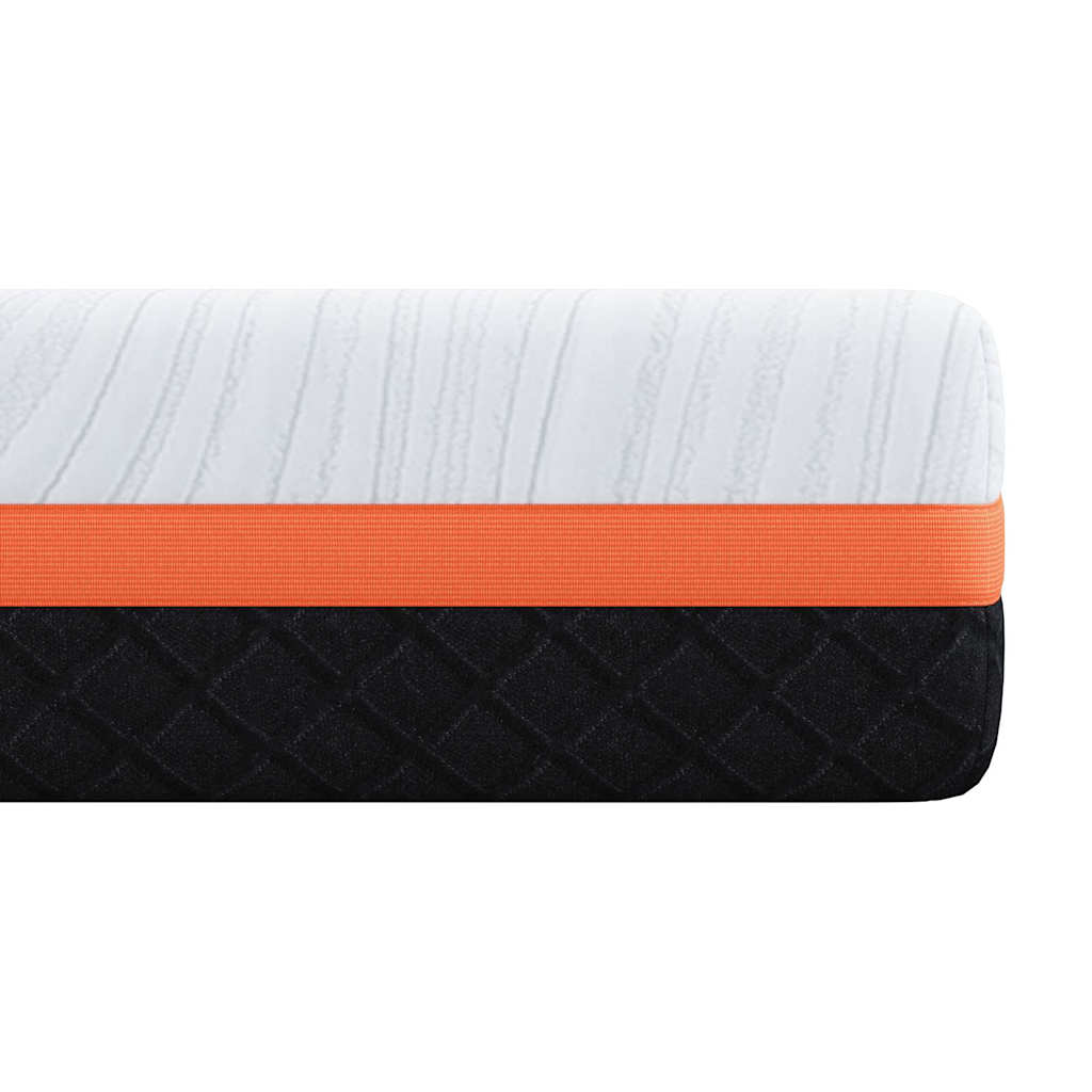 vidaXL Matelas Blanc et Gris 80 x 160 cm Mousse à mémoire de gel - Image 6