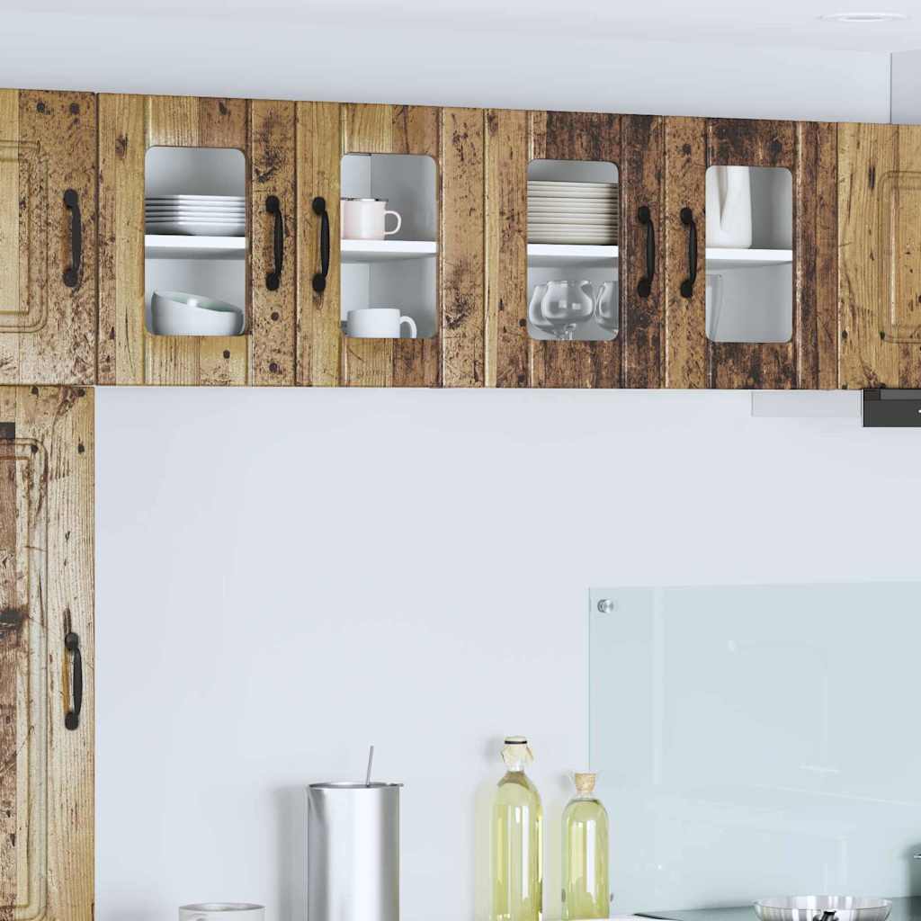 vidaXL Küchenschrank mit Regal Altholz 60 x 31 x 40 cm Holzwerkstoff