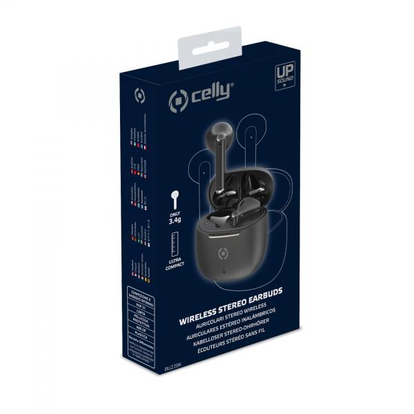 Auricolari Bluetooth con Microfono Celly BUZ2 Nero - Image 3