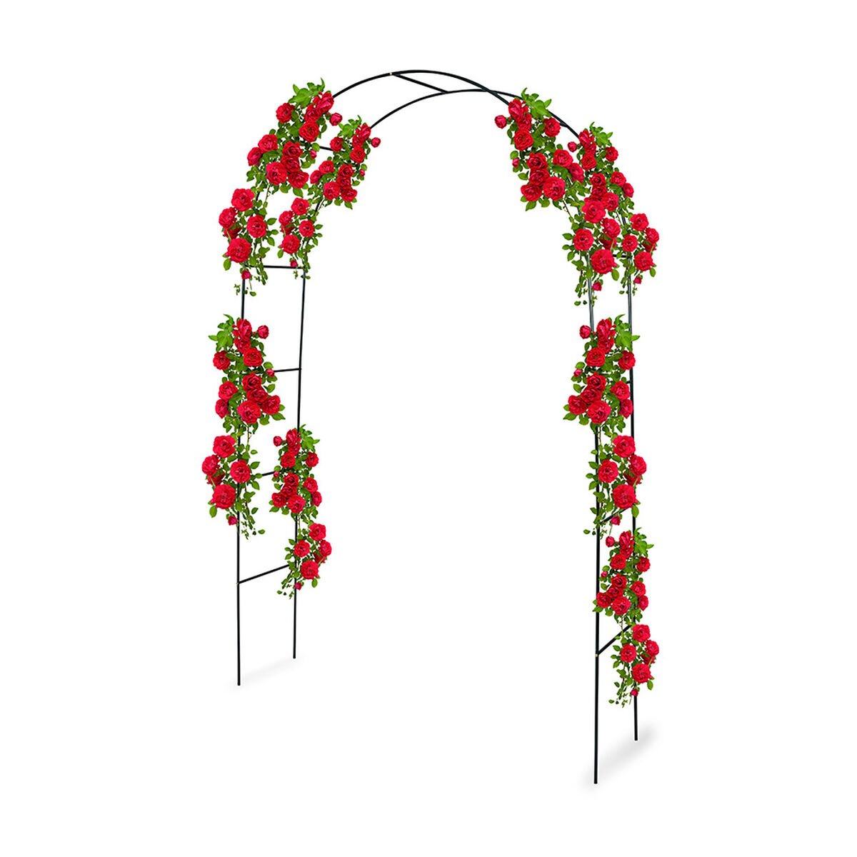 Arco da giardino Kinzo 240 x 140 cm Metallo Rose