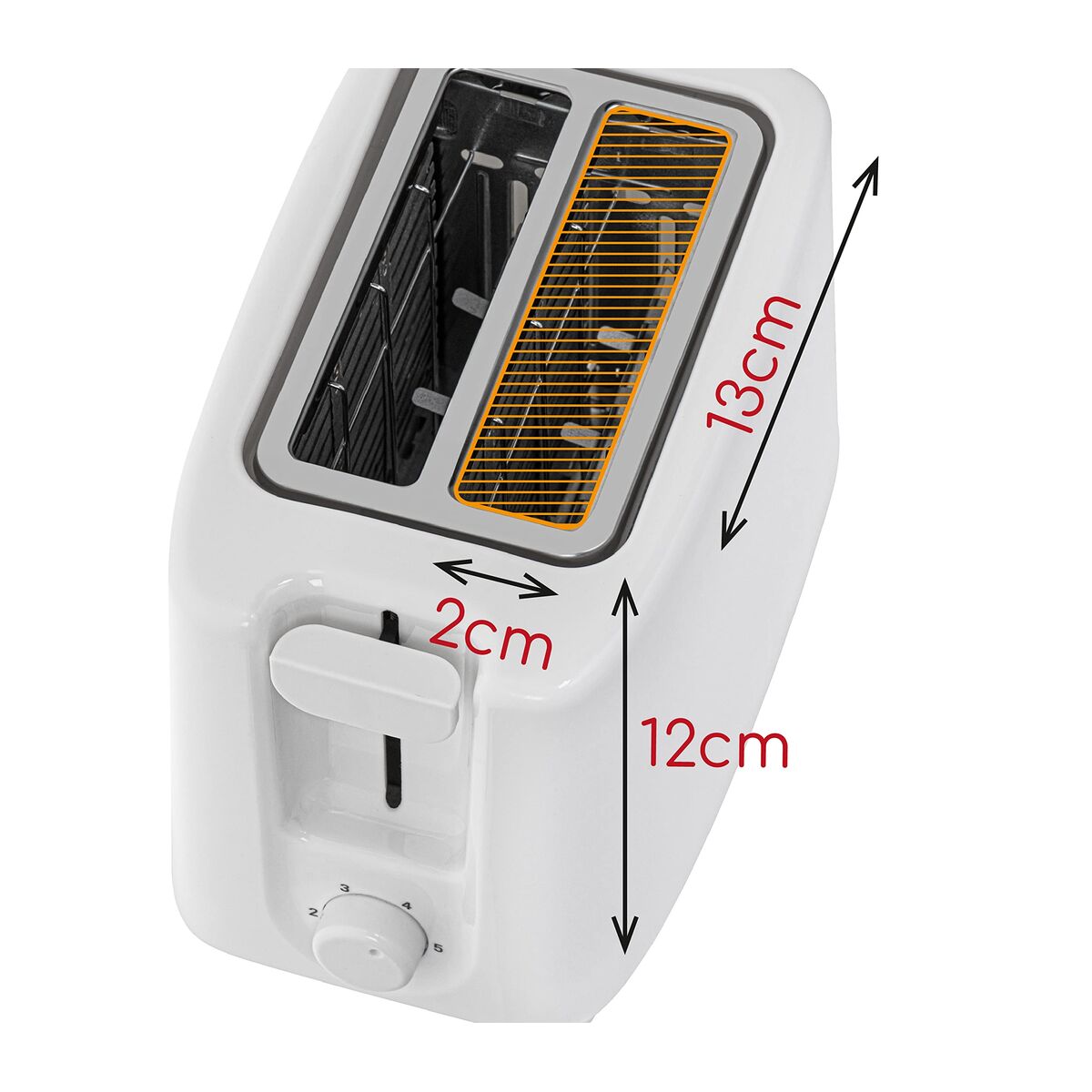 Tostapane Adler ad 3223 Bianco 900 W - Image 6