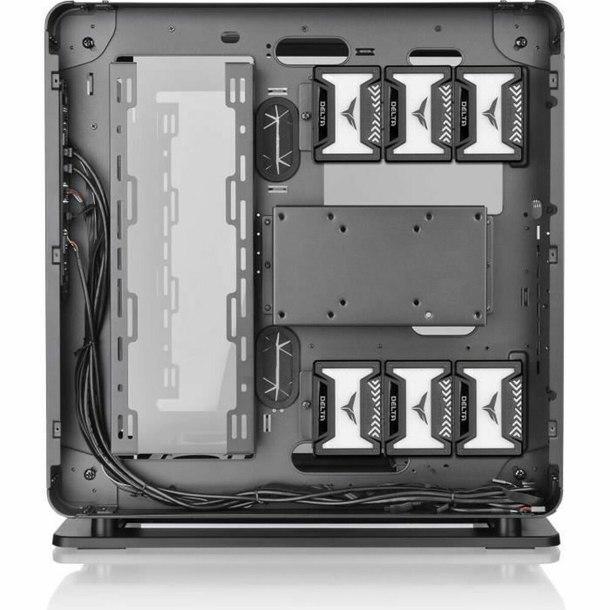 Case computer desktop ATX THERMALTAKE Core P6 Tempered Glass Mid Tower Nero