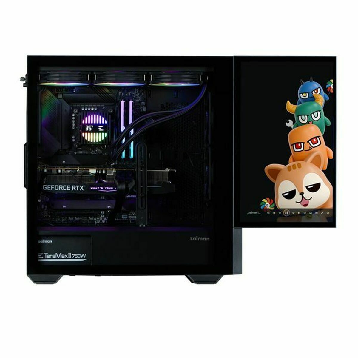 Case computer desktop ATX Zalman E-AT Nero - Image 3