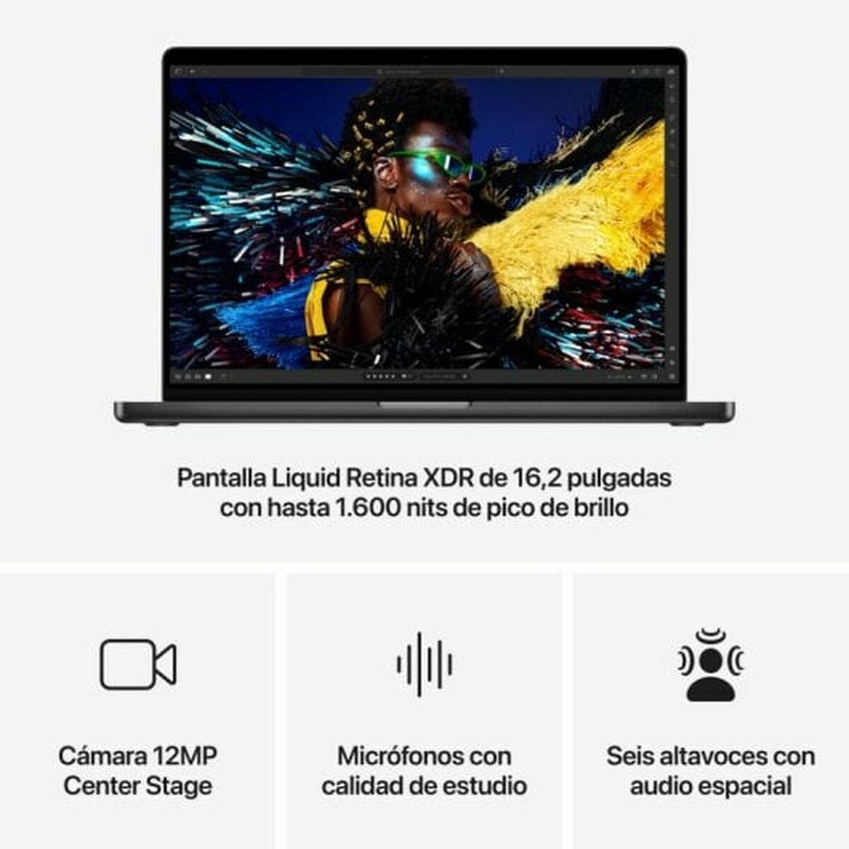 Laptop Apple MX303Y/A 16,2" M2 36 GB RAM 1 TB SSD - Image 6
