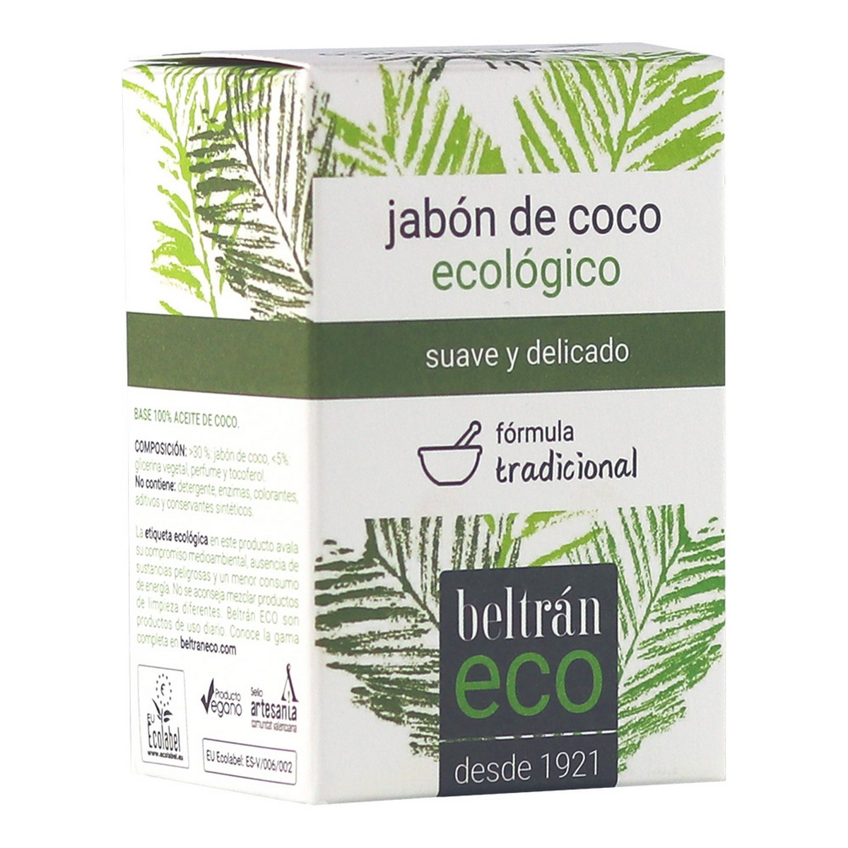 Saponetta Jabones Beltrán Olio di cocco Ecologico
