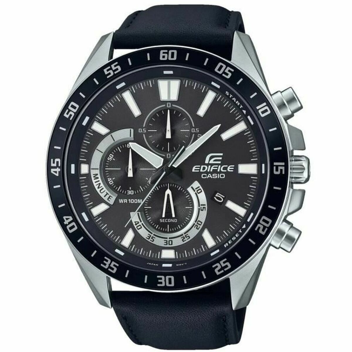 Orologio Uomo Casio EFV-620L-1AVUEF Nero Grigio Argentato