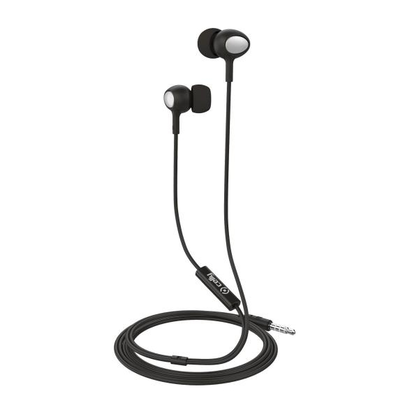 Auricolari con Microfono Celly UP500BK Nero