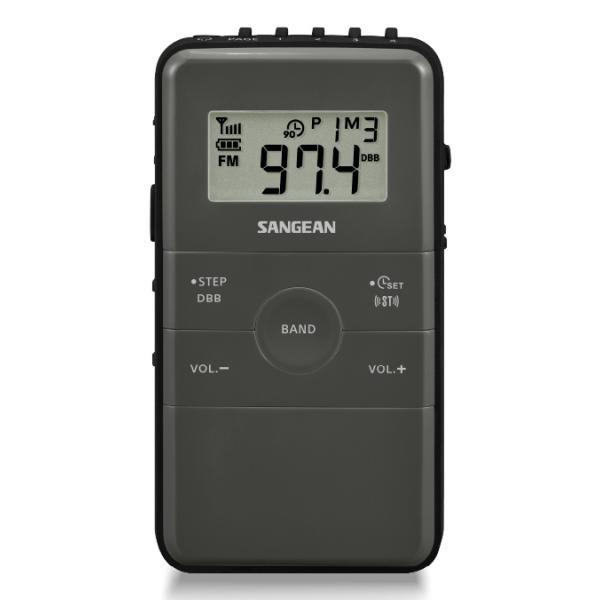 Radio Portatile Digitale Sangean Nero AM/FM Ricaricabile