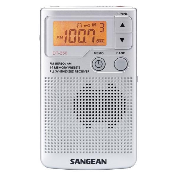 Radio Sangean DT250S Argentato