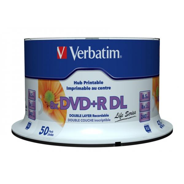 DVD-R Verbatim 97693 50 uds 8,5 GB (50 Unità)