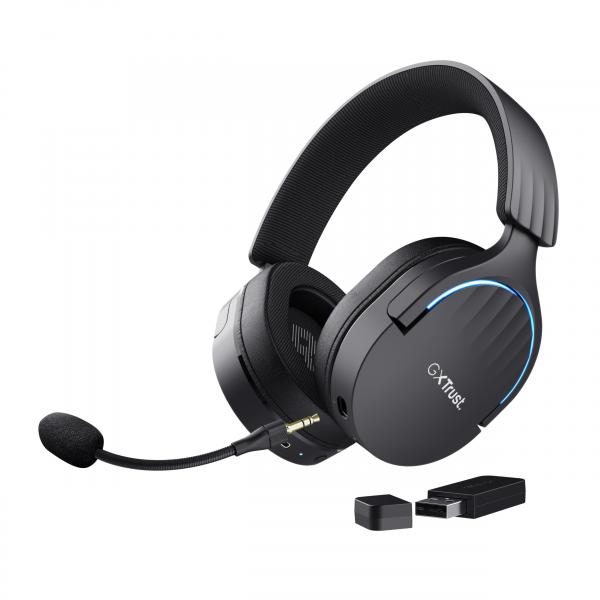 Auricolari con Microfono Trust 24901 GXT491 FAYZO WIRELESS Nero