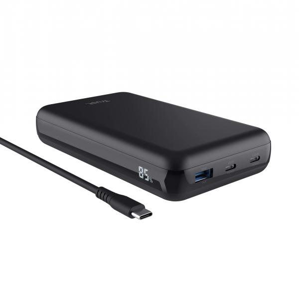 Powerbank Trust 25240 Nero 20000 mAh
