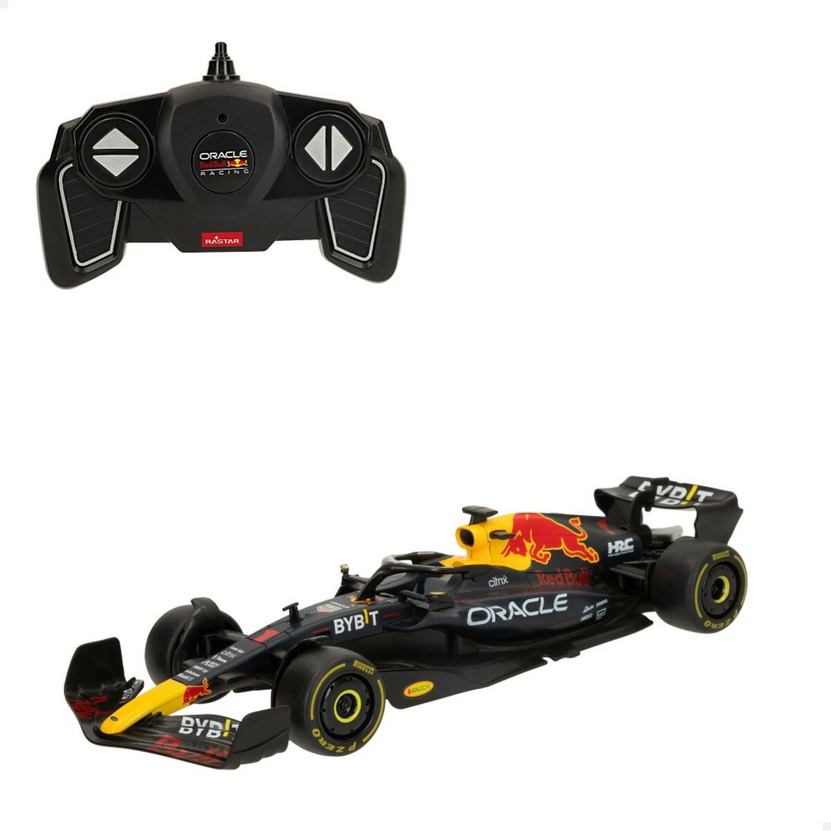 Macchinina Radiocomandata Red Bull Blu Marino 1:18 31 x 6,5 x 11 cm (4 Unità)