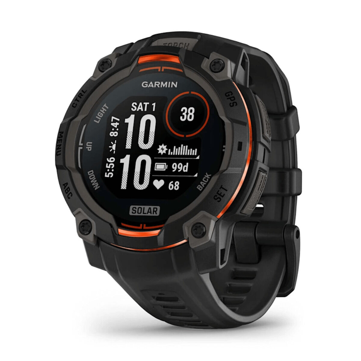 Smartwatch GARMIN Instinct 3 Solar GPS 50mm Nero 1,3"