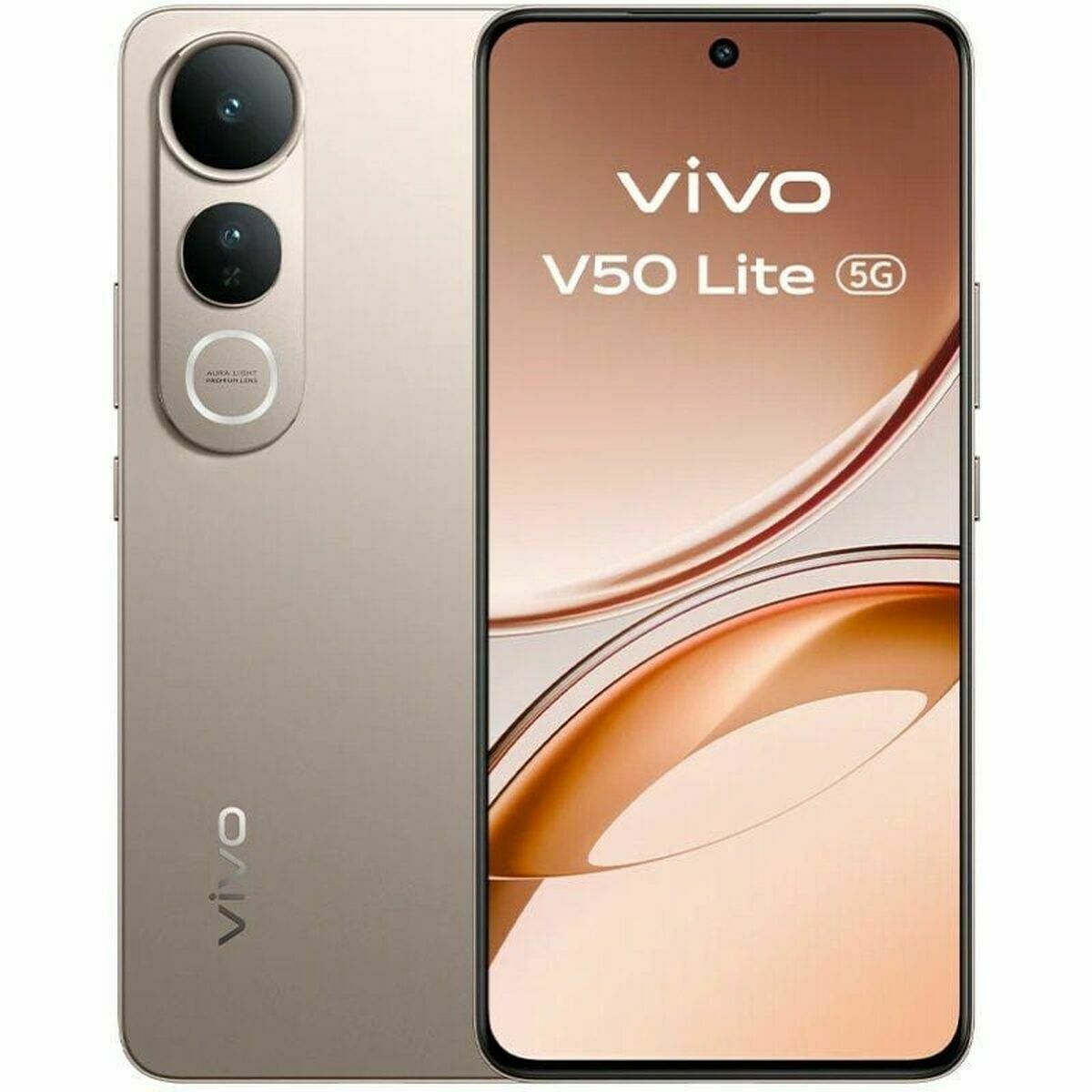 Smartphone Vivo V50 Lite 6,7" mediatek dimensity 6300 8 GB RAM 256 GB Marrone Dorato