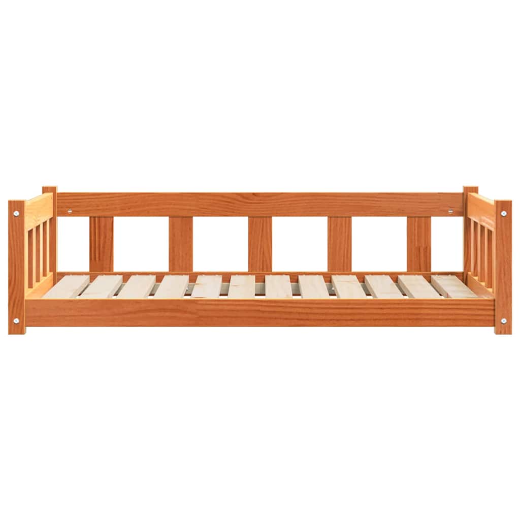 vidaXL Lit pour Chien Brun cire 55 x 45 x 28 cm Pin massif - Image 4