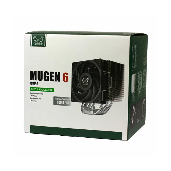 Scythe Mugen 6 Processore Ventilatore 12 Cm Nero, Argento
