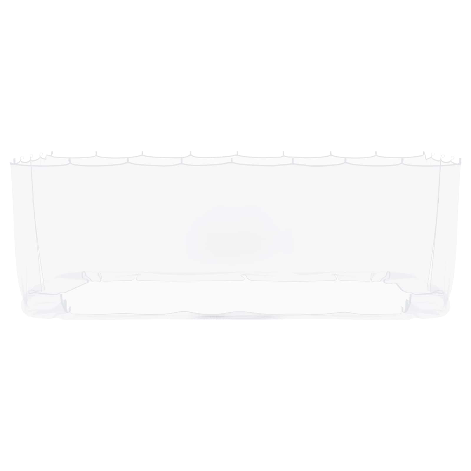 Zanzariera Per Gazebo 220 Mesh Bianco 6 X 3 X 2 M Poliestere - Image 5