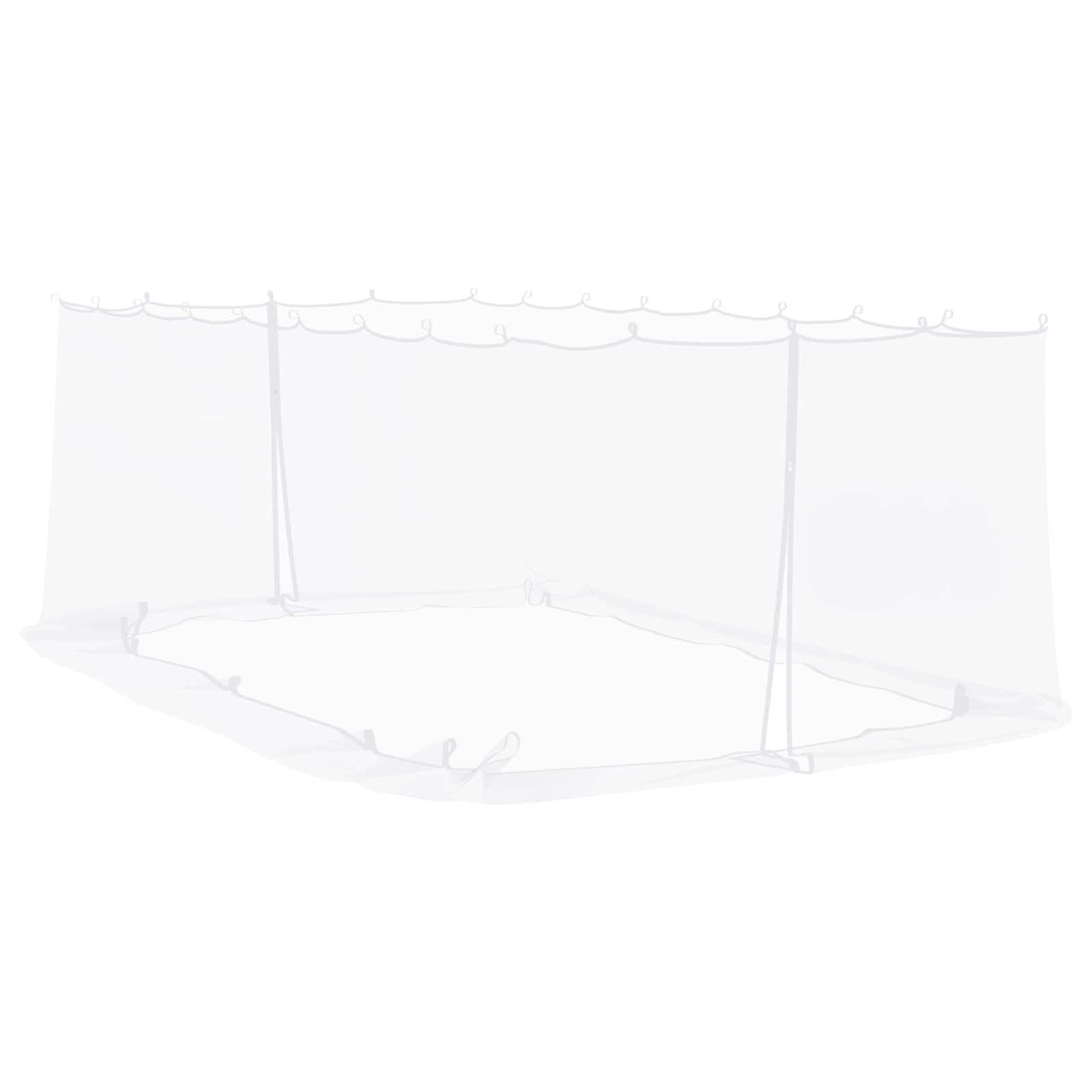 Zanzariera Per Gazebo 220 Mesh Bianco 6 X 3 X 2 M Poliestere - Image 6
