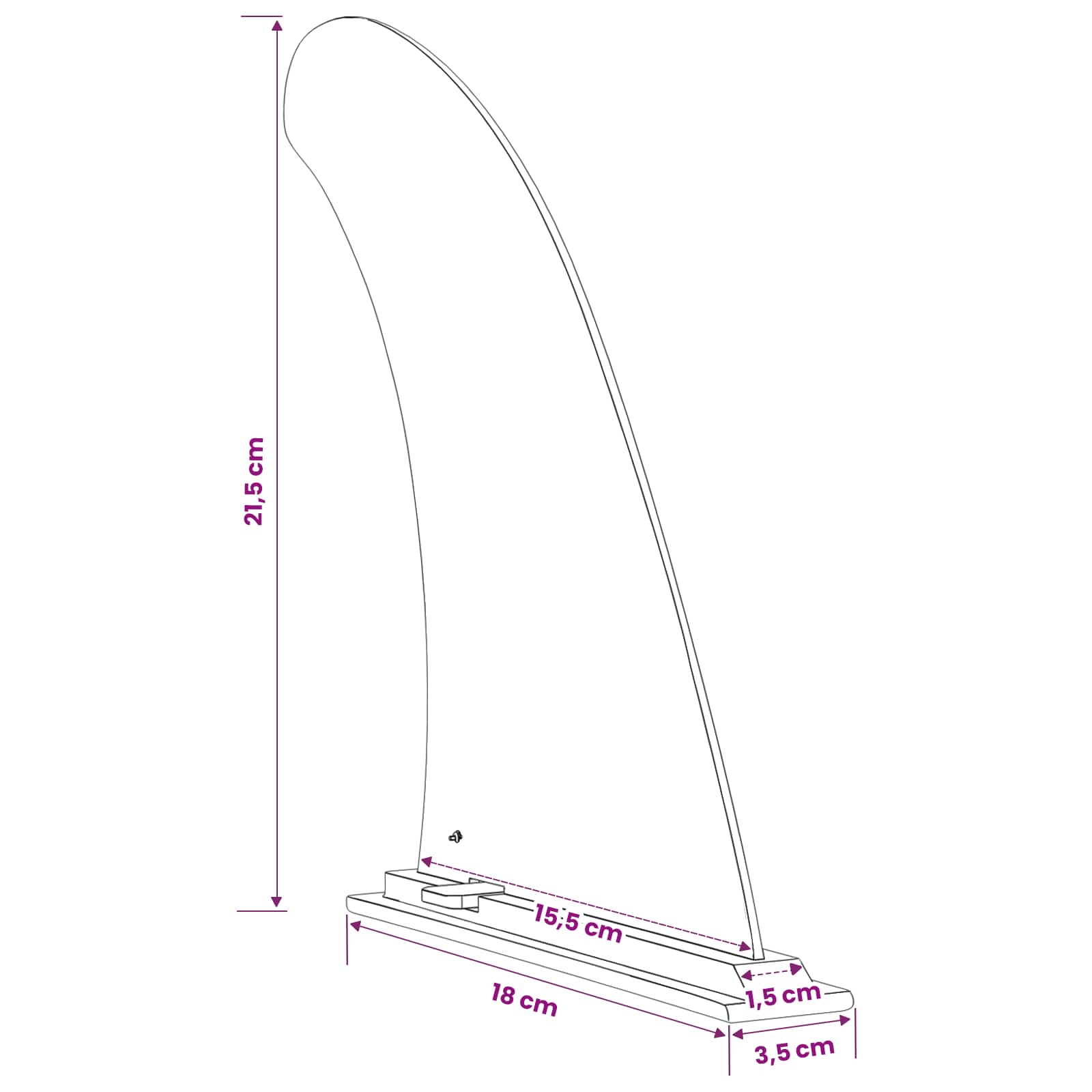 Pin Sup 3,5 X 18 X 21,5 Cm Nylon Nero - Image 6