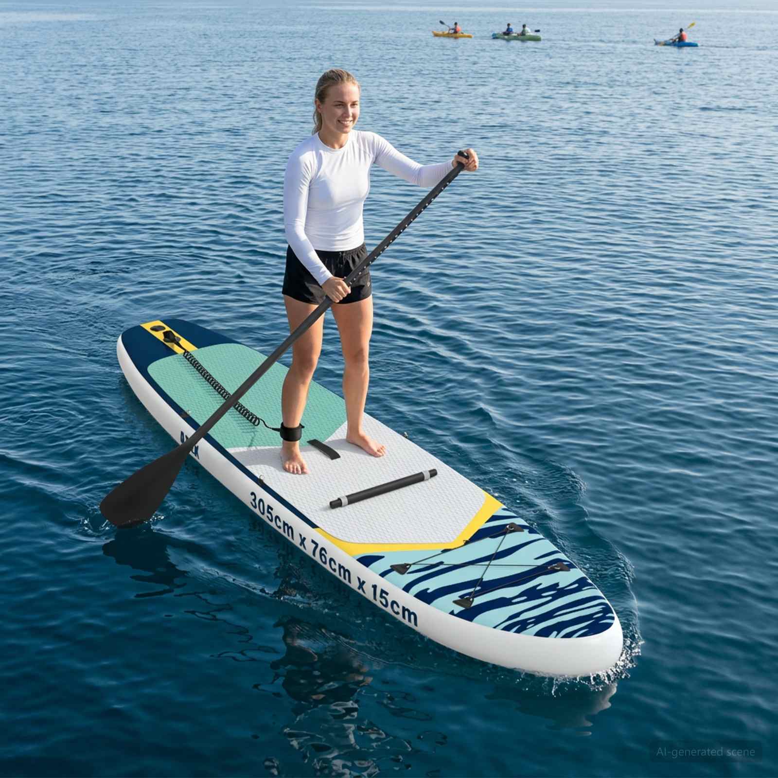 Sup Board Con Seggiolino 2-IN-1 Apex 305 X 76 X 15 Cm Blu Per