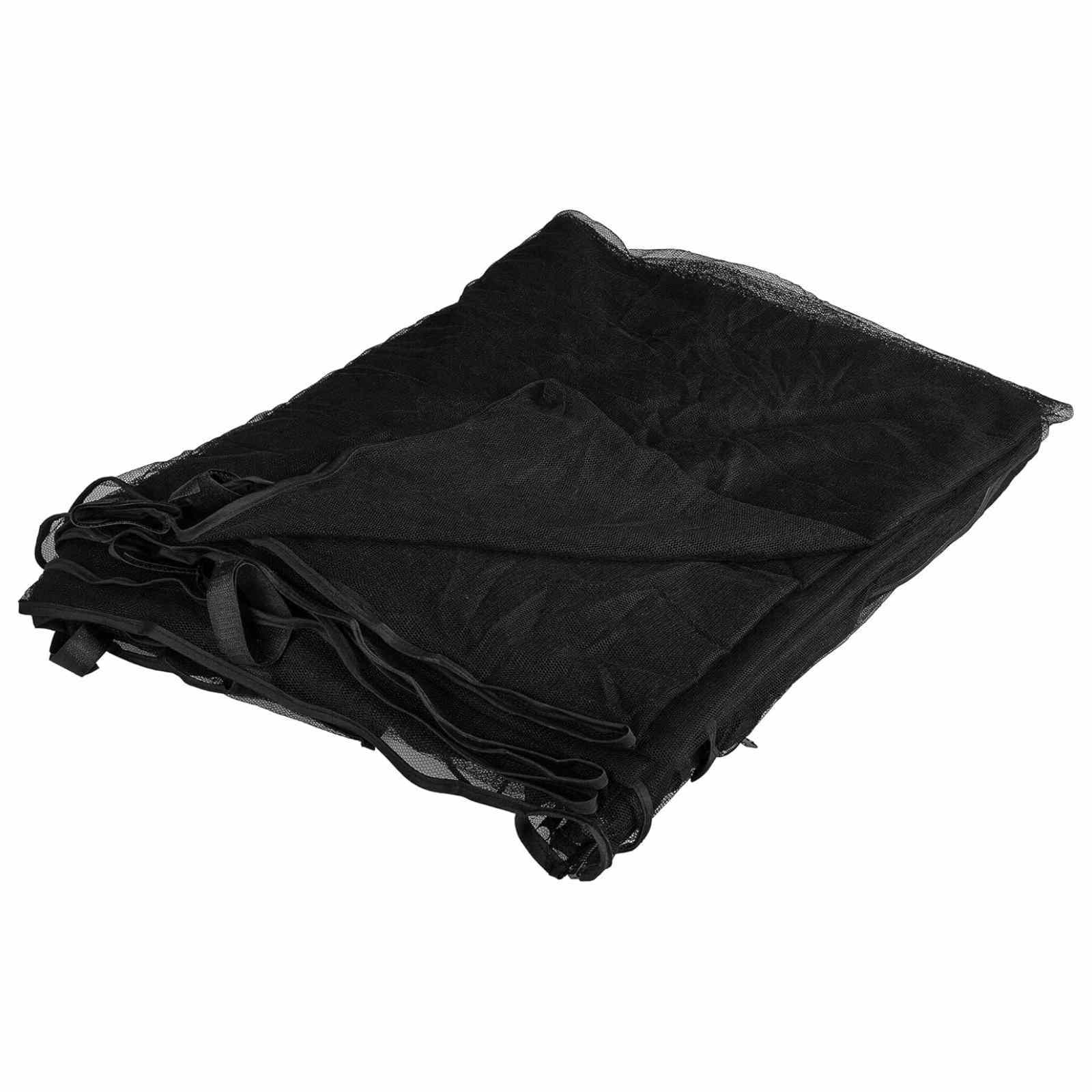 Zanzariera Per Gazebo 220 Mesh Nero 3,6 X 3 X 2 M Poliestere - Image 3